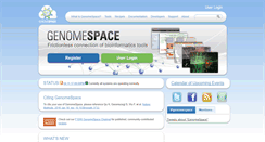 Desktop Screenshot of genomespace.org